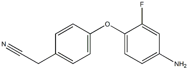 2-[4-(4-amino-2-fluorophenoxy)phenyl]acetonitrile