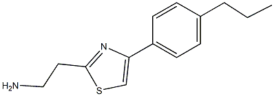 2-[4-(4-propylphenyl)-1,3-thiazol-2-yl]ethanamine
