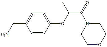  2-[4-(aminomethyl)phenoxy]-1-(morpholin-4-yl)propan-1-one