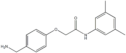 2-[4-(aminomethyl)phenoxy]-N-(3,5-dimethylphenyl)acetamide Structure