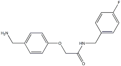 2-[4-(aminomethyl)phenoxy]-N-(4-fluorobenzyl)acetamide