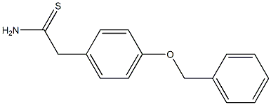 2-[4-(benzyloxy)phenyl]ethanethioamide Structure