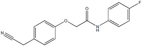 2-[4-(cyanomethyl)phenoxy]-N-(4-fluorophenyl)acetamide|