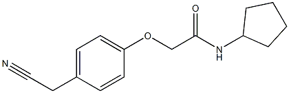 2-[4-(cyanomethyl)phenoxy]-N-cyclopentylacetamide