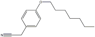 2-[4-(heptyloxy)phenyl]acetonitrile 结构式