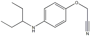 2-[4-(pentan-3-ylamino)phenoxy]acetonitrile