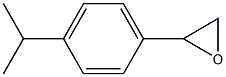 2-[4-(propan-2-yl)phenyl]oxirane 结构式