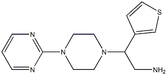  2-[4-(pyrimidin-2-yl)piperazin-1-yl]-2-(thiophen-3-yl)ethan-1-amine