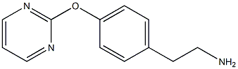 2-[4-(pyrimidin-2-yloxy)phenyl]ethanamine 结构式