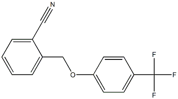 2-[4-(trifluoromethyl)phenoxymethyl]benzonitrile|