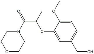 2-[5-(hydroxymethyl)-2-methoxyphenoxy]-1-(morpholin-4-yl)propan-1-one