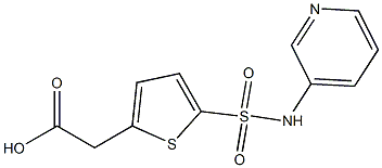 2-[5-(pyridin-3-ylsulfamoyl)thiophen-2-yl]acetic acid|