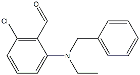 2-[benzyl(ethyl)amino]-6-chlorobenzaldehyde
