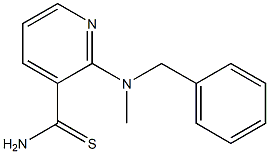 2-[benzyl(methyl)amino]pyridine-3-carbothioamide Struktur