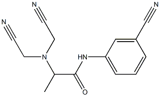 2-[bis(cyanomethyl)amino]-N-(3-cyanophenyl)propanamide