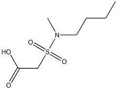  2-[butyl(methyl)sulfamoyl]acetic acid