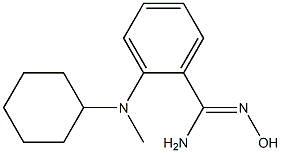 2-[cyclohexyl(methyl)amino]-N'-hydroxybenzene-1-carboximidamide|