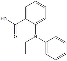 2-[ethyl(phenyl)amino]benzoic acid 结构式