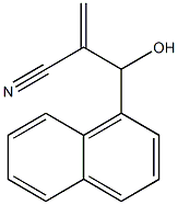 2-[hydroxy(naphthalen-1-yl)methyl]prop-2-enenitrile Struktur