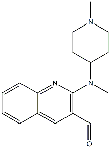 2-[methyl(1-methylpiperidin-4-yl)amino]quinoline-3-carbaldehyde