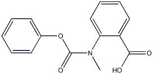 2-[methyl(phenoxycarbonyl)amino]benzoic acid|