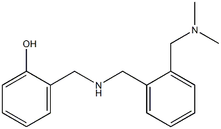 2-{[({2-[(dimethylamino)methyl]phenyl}methyl)amino]methyl}phenol Structure