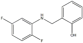 2-{[(2,5-difluorophenyl)amino]methyl}phenol 化学構造式