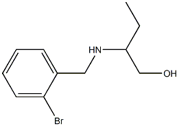 2-{[(2-bromophenyl)methyl]amino}butan-1-ol Structure