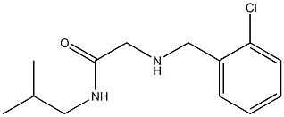  2-{[(2-chlorophenyl)methyl]amino}-N-(2-methylpropyl)acetamide