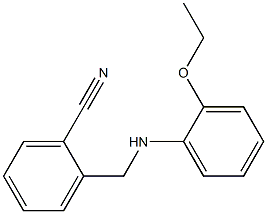 2-{[(2-ethoxyphenyl)amino]methyl}benzonitrile Structure