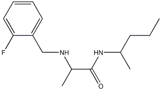 2-{[(2-fluorophenyl)methyl]amino}-N-(pentan-2-yl)propanamide