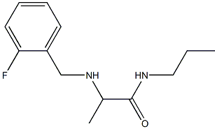 2-{[(2-fluorophenyl)methyl]amino}-N-propylpropanamide