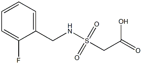 2-{[(2-fluorophenyl)methyl]sulfamoyl}acetic acid