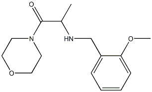 2-{[(2-methoxyphenyl)methyl]amino}-1-(morpholin-4-yl)propan-1-one Structure