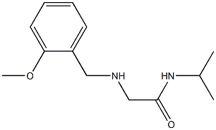 2-{[(2-methoxyphenyl)methyl]amino}-N-(propan-2-yl)acetamide Struktur