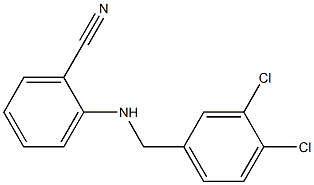 2-{[(3,4-dichlorophenyl)methyl]amino}benzonitrile Structure