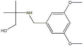 2-{[(3,5-dimethoxyphenyl)methyl]amino}-2-methylpropan-1-ol|