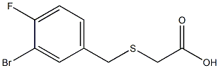 2-{[(3-bromo-4-fluorophenyl)methyl]sulfanyl}acetic acid