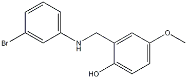 2-{[(3-bromophenyl)amino]methyl}-4-methoxyphenol Structure