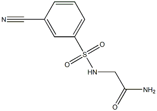 2-{[(3-cyanophenyl)sulfonyl]amino}acetamide