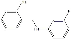 2-{[(3-fluorophenyl)amino]methyl}phenol Structure