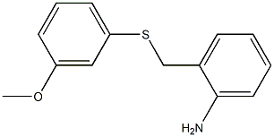  2-{[(3-methoxyphenyl)sulfanyl]methyl}aniline