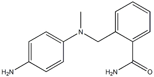 2-{[(4-aminophenyl)(methyl)amino]methyl}benzamide Structure