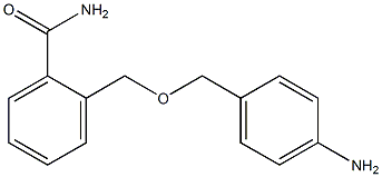 2-{[(4-aminophenyl)methoxy]methyl}benzamide 化学構造式