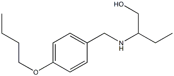 2-{[(4-butoxyphenyl)methyl]amino}butan-1-ol Structure