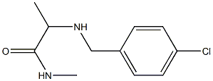 2-{[(4-chlorophenyl)methyl]amino}-N-methylpropanamide|