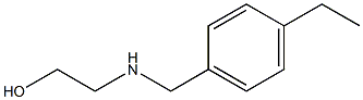 2-{[(4-ethylphenyl)methyl]amino}ethan-1-ol Struktur