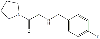 2-{[(4-fluorophenyl)methyl]amino}-1-(pyrrolidin-1-yl)ethan-1-one