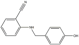 2-{[(4-hydroxyphenyl)methyl]amino}benzonitrile