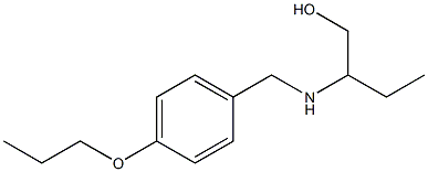 2-{[(4-propoxyphenyl)methyl]amino}butan-1-ol 结构式
